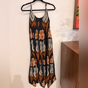 Anthropologie African print Maxi Dress size S